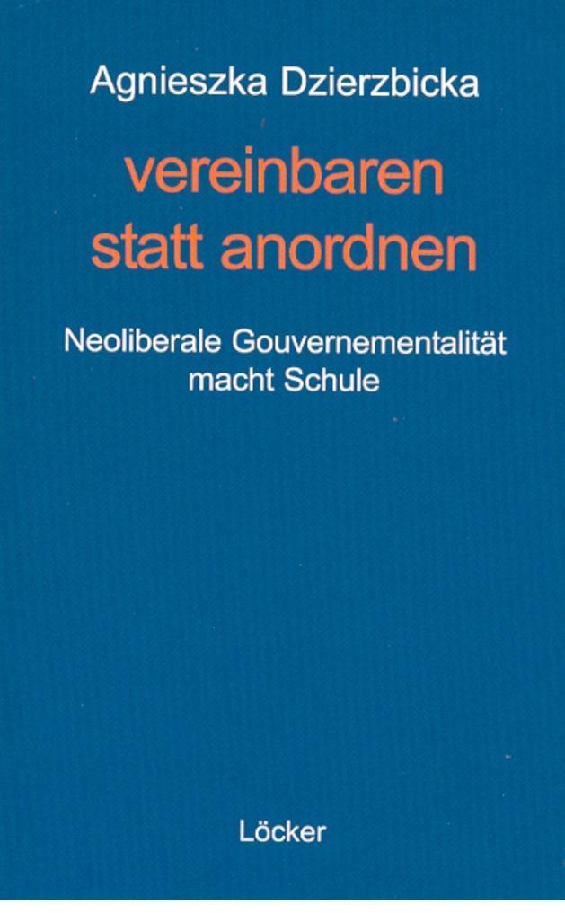 Cover: 9783854094555 | Vereinbaren statt anordnen | Agnieszka Dzierzbicka | Deutsch | 2006