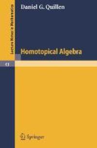 Cover: 9783540039143 | Homotopical Algebra | Daniel G. Quillen | Taschenbuch | Paperback