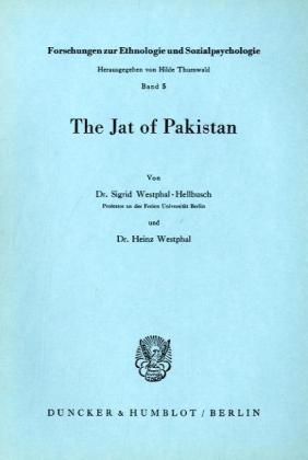 Cover: 9783428016839 | The Jat of Pakistan. | Sigrid Westphal-Hellbusch (u. a.) | Taschenbuch