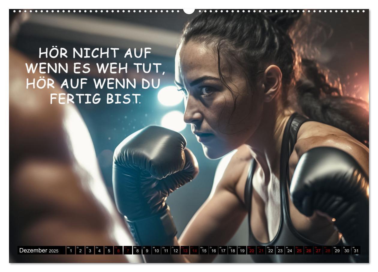 Bild: 9783383909719 | Motivation und Boxen (Wandkalender 2025 DIN A2 quer), CALVENDO...