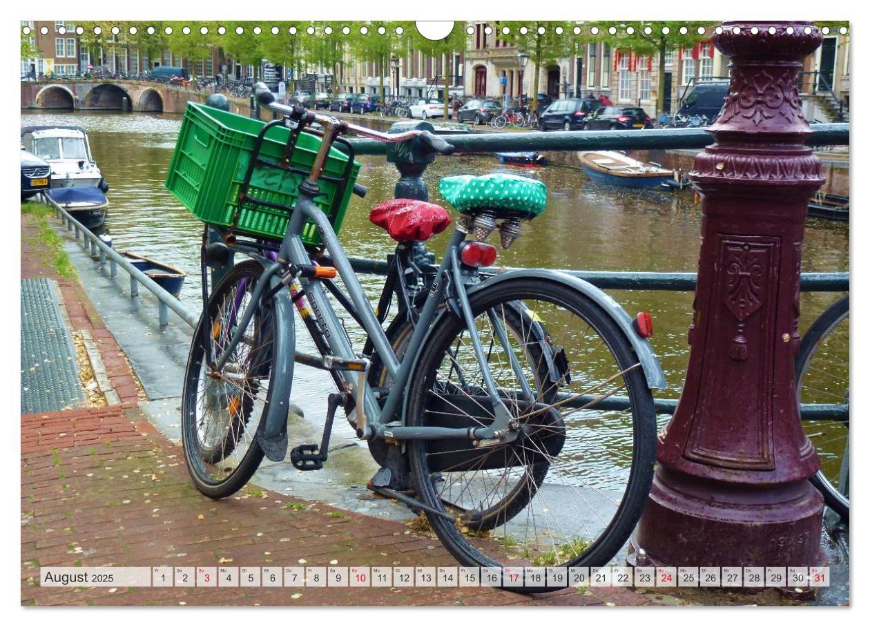 Bild: 9783435805945 | Amsterdam (Wandkalender 2025 DIN A3 quer), CALVENDO Monatskalender