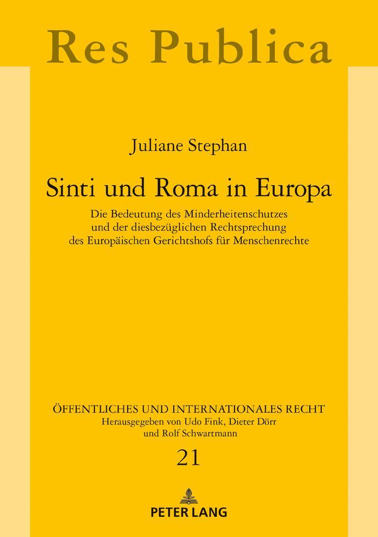 Cover: 9783631797365 | Sinti und Roma in Europa | Juliane Stephan | Buch | Deutsch | 2019