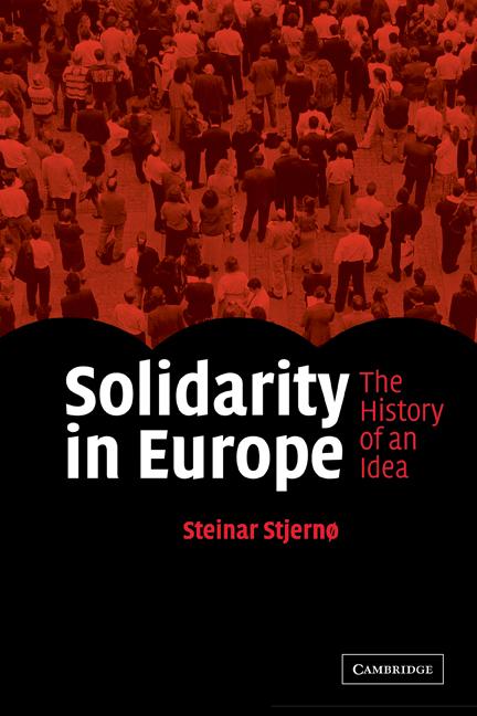 Cover: 9780521605113 | Solidarity in Europe | The History of an Idea | Stjerno (u. a.) | Buch