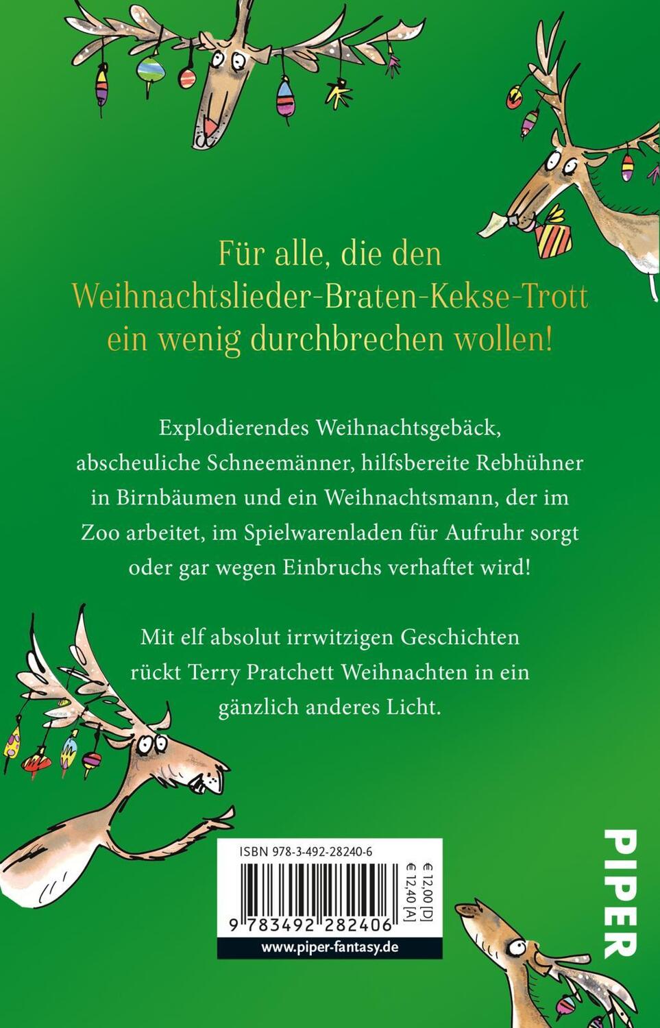 Rückseite: 9783492282406 | Der falsche Bart des Weihnachtsmanns | Storys | Terry Pratchett | Buch