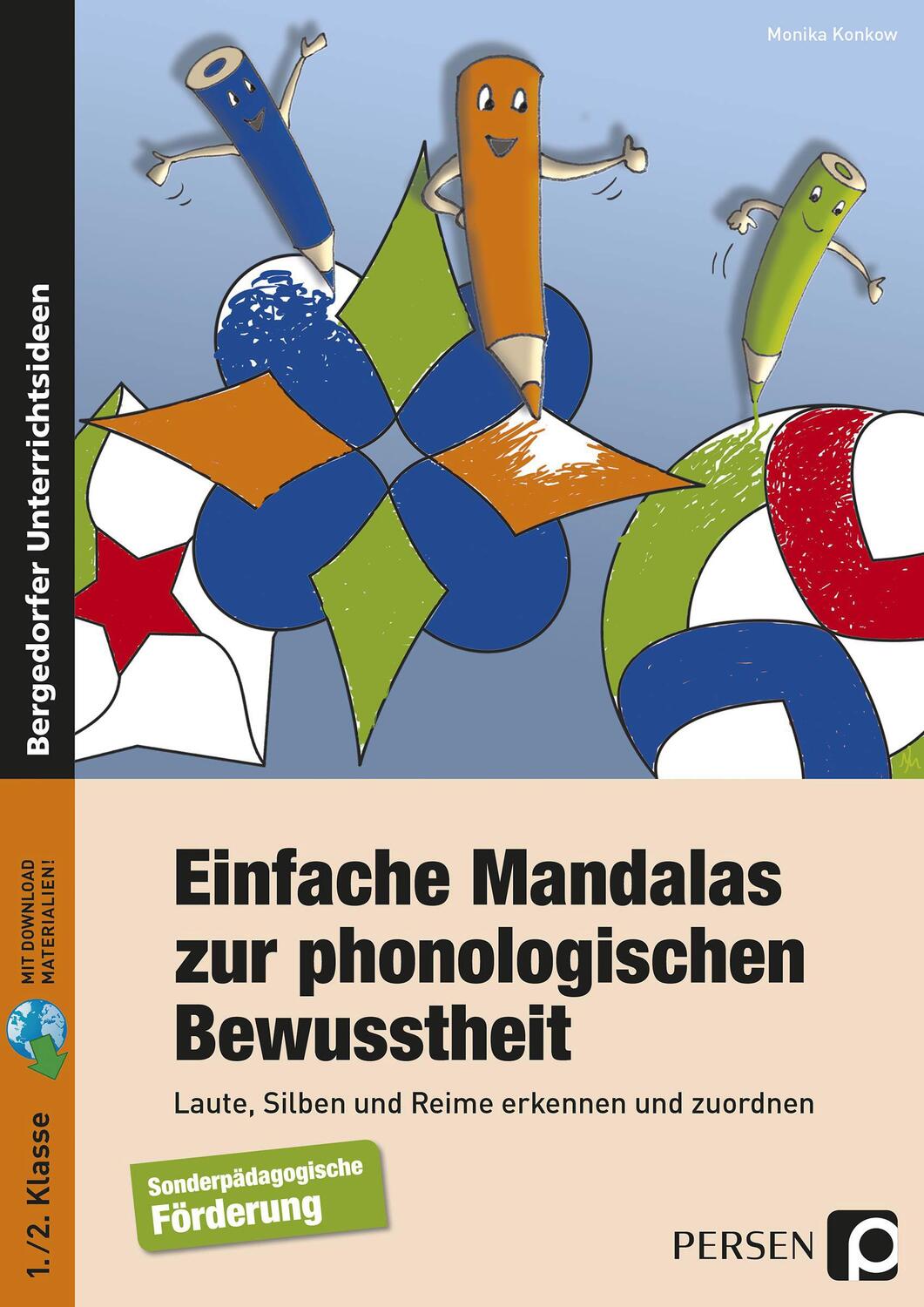 Cover: 9783403236399 | Einfache Mandalas zur phonologischen Bewusstheit | Monika Konkow