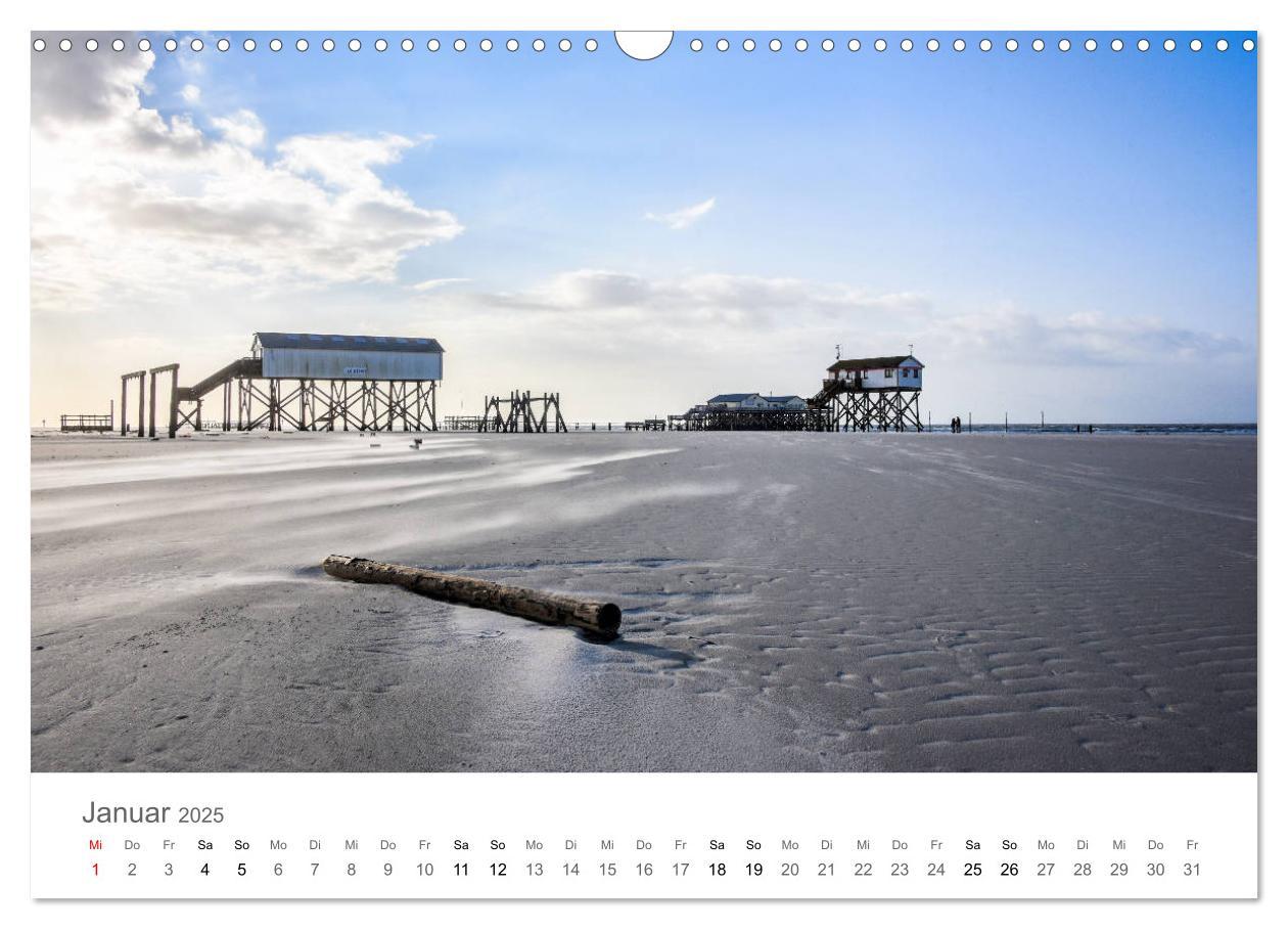 Bild: 9783435219629 | Nordfriesland (Wandkalender 2025 DIN A3 quer), CALVENDO Monatskalender