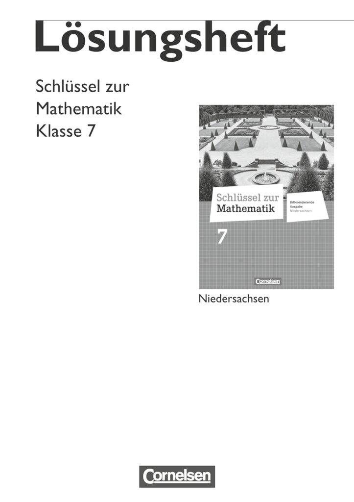 Cover: 9783060067367 | Schlüssel zur Mathematik 7. Schuljahr. Lösungen zum Schülerbuch....