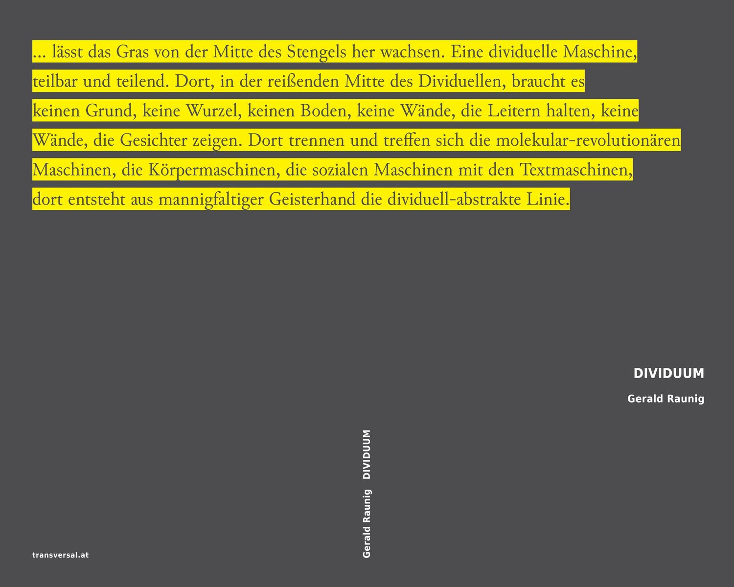 Cover: 9783903046283 | Maschinischer Kapitalismus und molekulare Revolution | Gerald Raunig