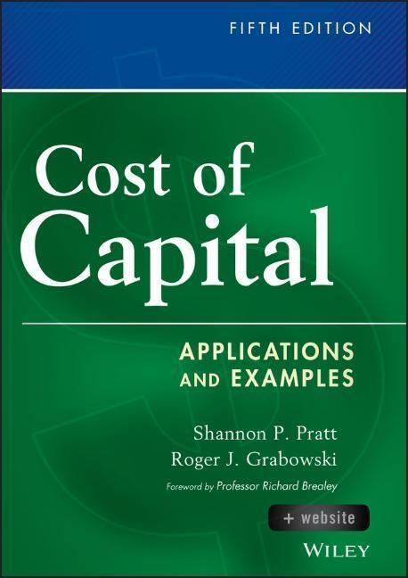 Cover: 9781118555804 | Cost of Capital | Applications and Examples | Shannon P Pratt (u. a.)