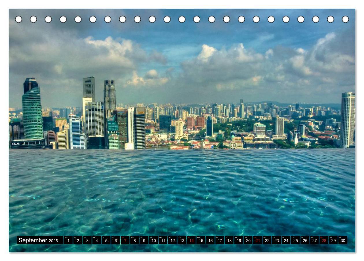 Bild: 9783435521333 | Singapur - Einzigartige Skylines (Tischkalender 2025 DIN A5 quer),...