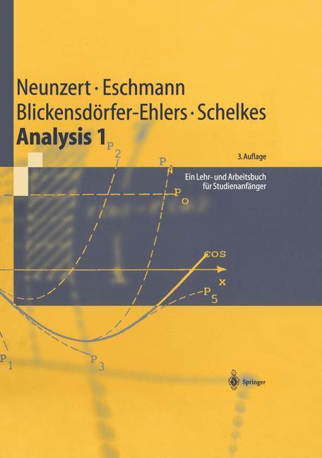 Cover: 9783540610120 | Analysis 1 | Ein Lehr- und Arbeitsbuch für Studienanfänger | Buch