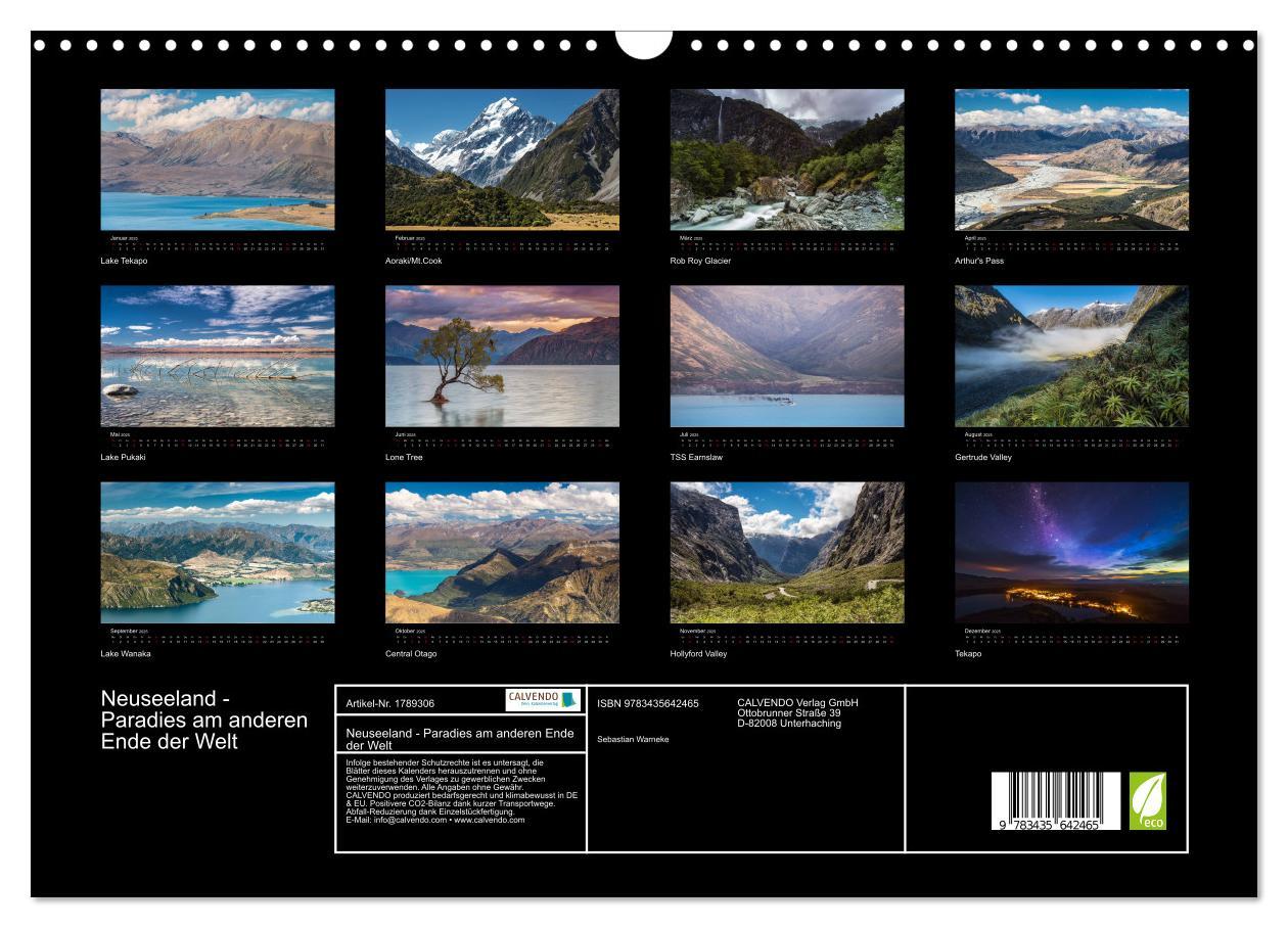 Bild: 9783435642465 | Neuseeland - Paradies am anderen Ende der Welt (Wandkalender 2025...