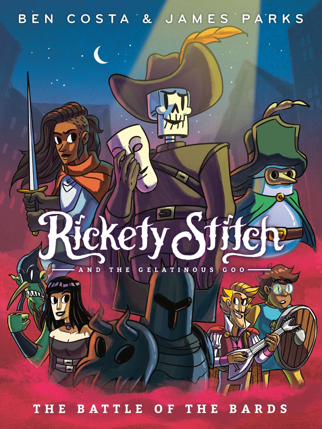 Cover: 9780399556203 | Rickety Stitch and the Gelatinous Goo Book 3: The Battle of the Bards