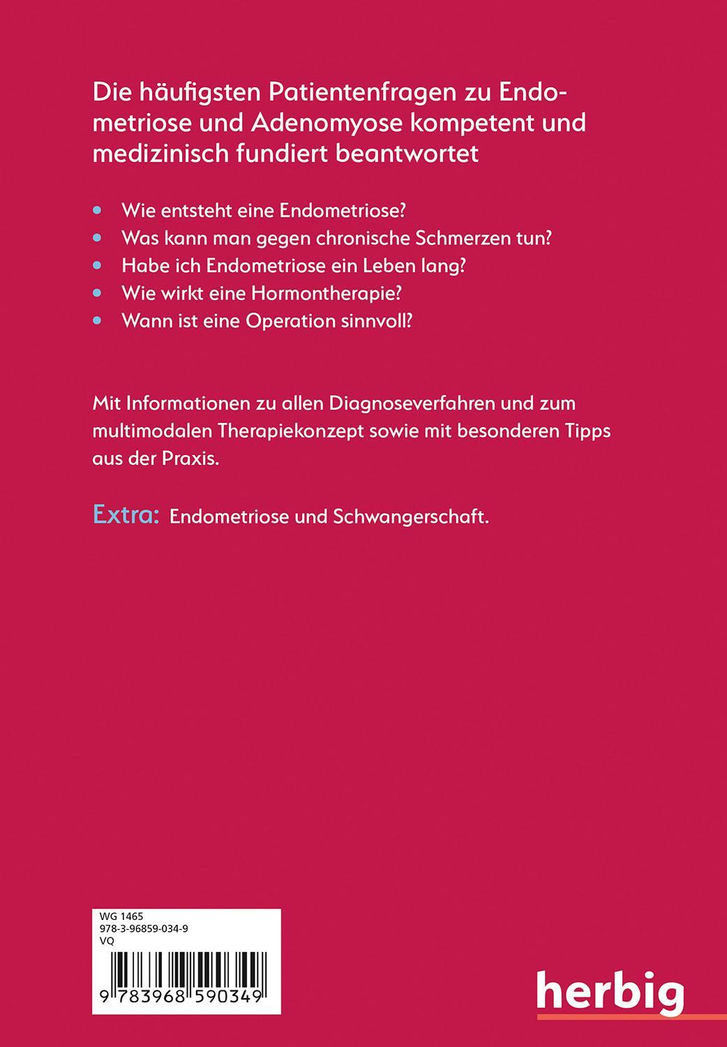 Rückseite: 9783968590349 | In der Sprechstunde: Endometriose; Erkennen - Verstehen -Behandeln