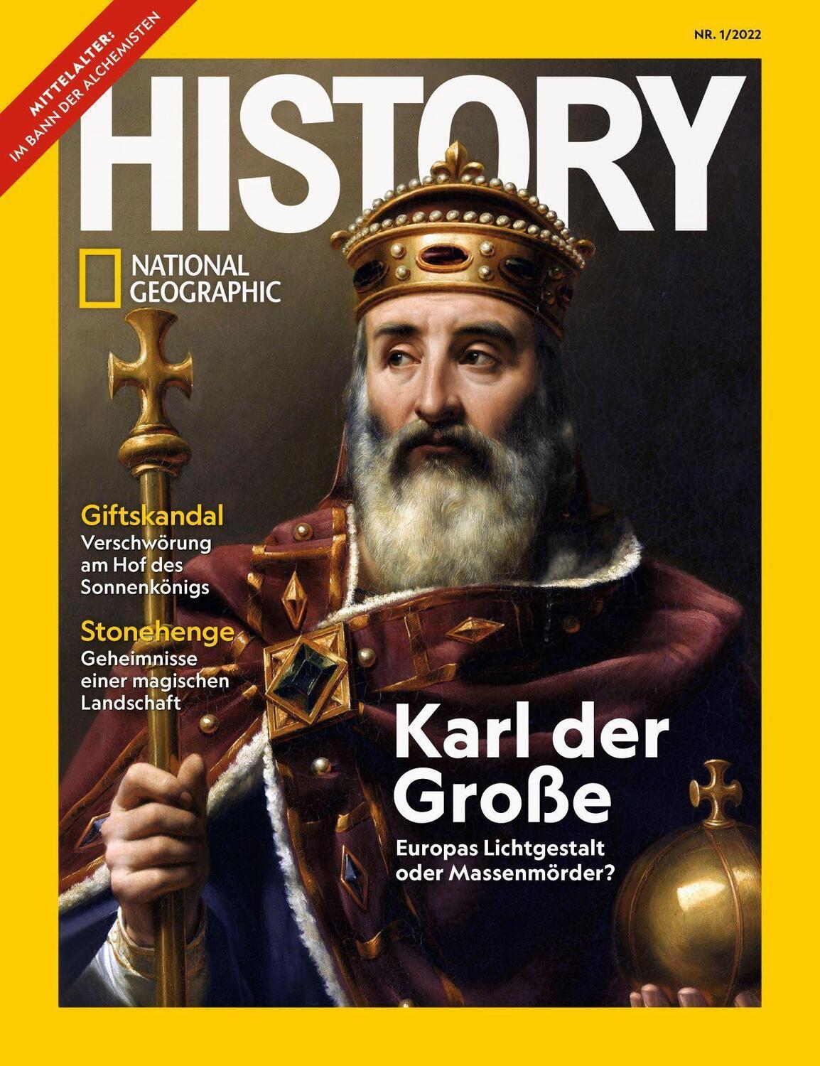 Cover: 9783866908383 | National Geographic History 1/22 | Karl der Große | Claudia Siefer