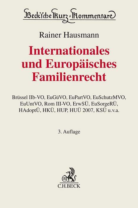 Cover: 9783406792472 | Internationales und Europäisches Familienrecht | Rainer Hausmann
