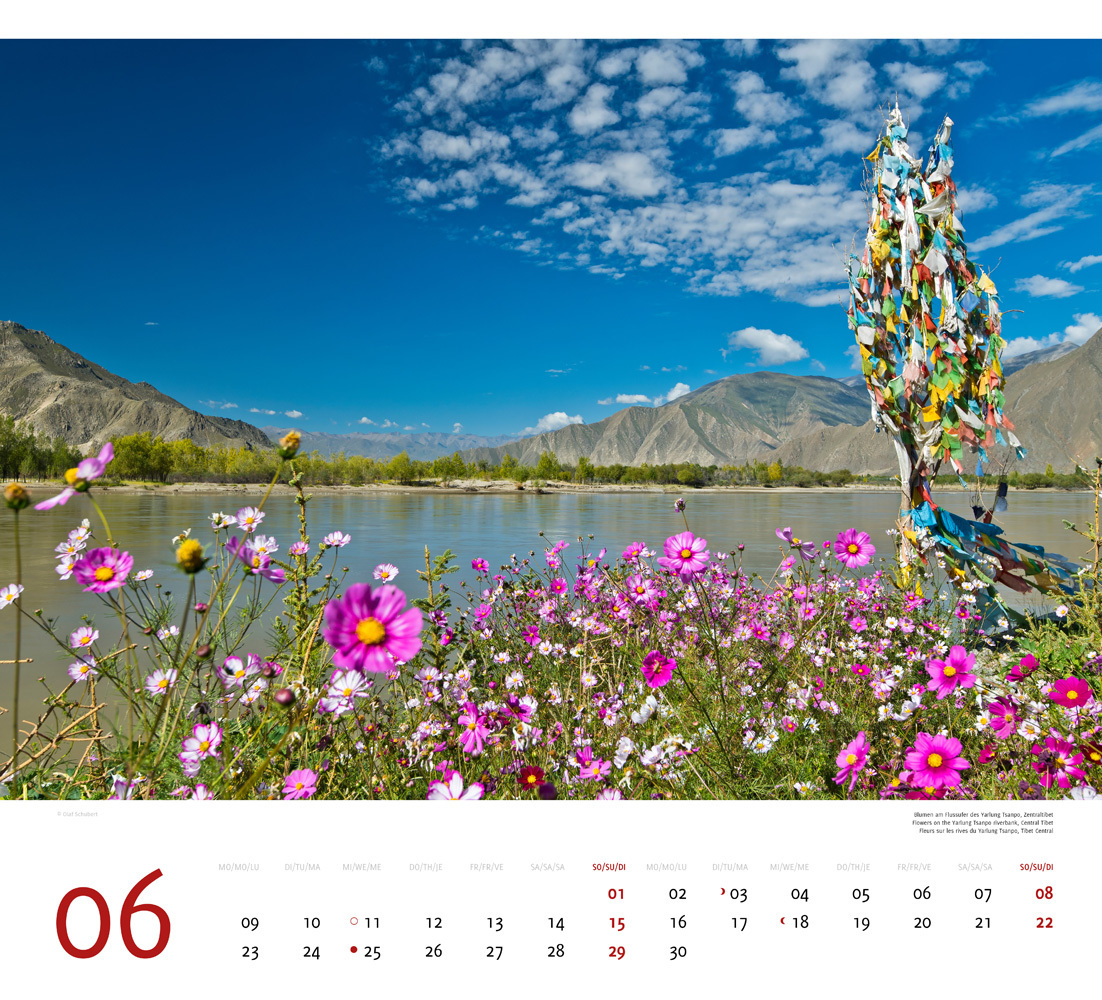 Bild: 9783938916513 | Tibet 2025 | Premium-Wandkalender Großformat 48,5 x 44cm | Schubert