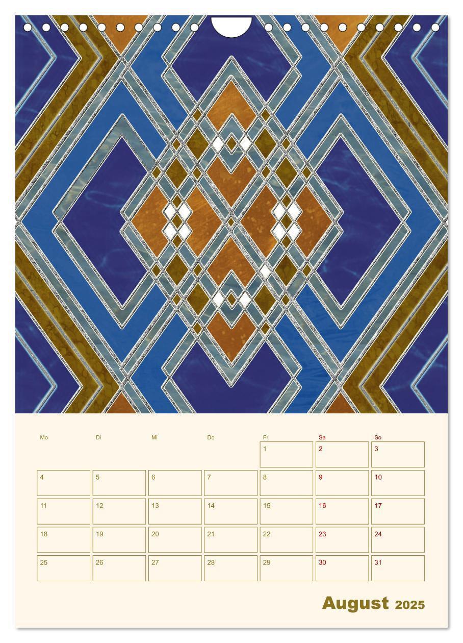 Bild: 9783435853809 | Art Deco Planer (Wandkalender 2025 DIN A4 hoch), CALVENDO...