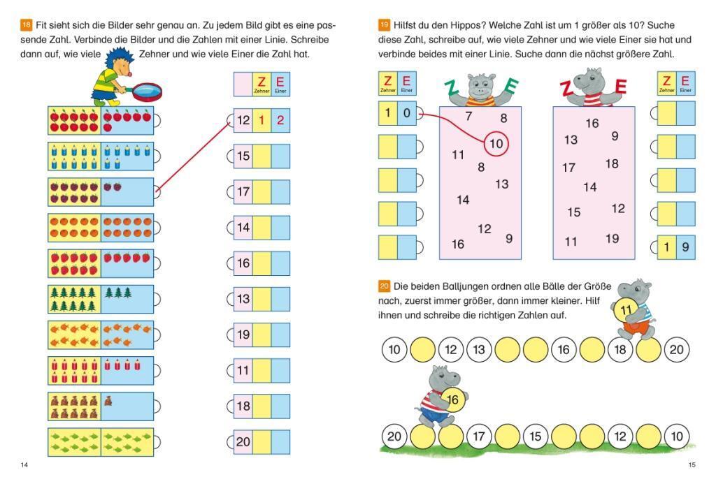 Bild: 9783940811240 | Fragenbär - Richtig rechnen 1. Klasse | Broschüre | 48 S. | Deutsch