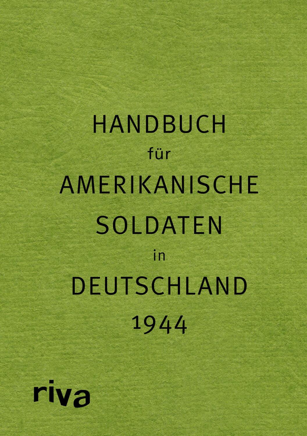 Cover: 9783868837018 | Pocket Guide to Germany - Handbuch für amerikanische Soldaten in...