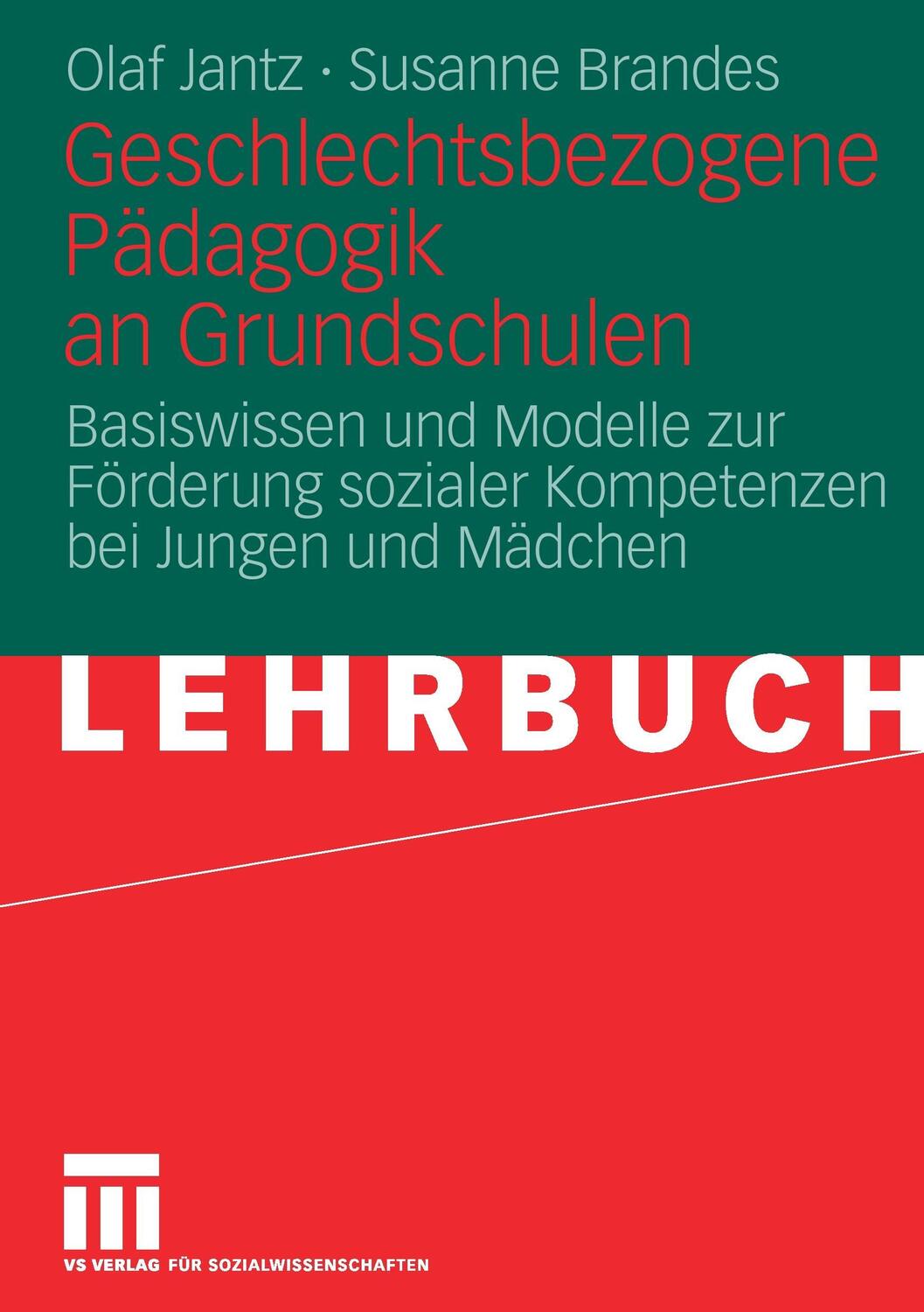 Cover: 9783531151540 | Geschlechtsbezogene Pädagogik and Grundschulen | Brandes (u. a.) | IX