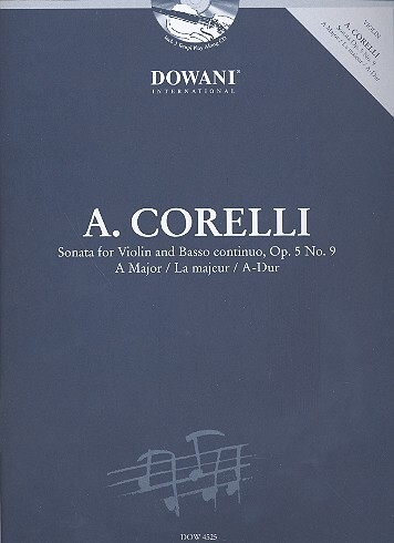 Cover: 9783905477764 | Sonata in A-Dur, Op. 5 No. 9 | Arcangelo Corelli | Buch + CD | 2007