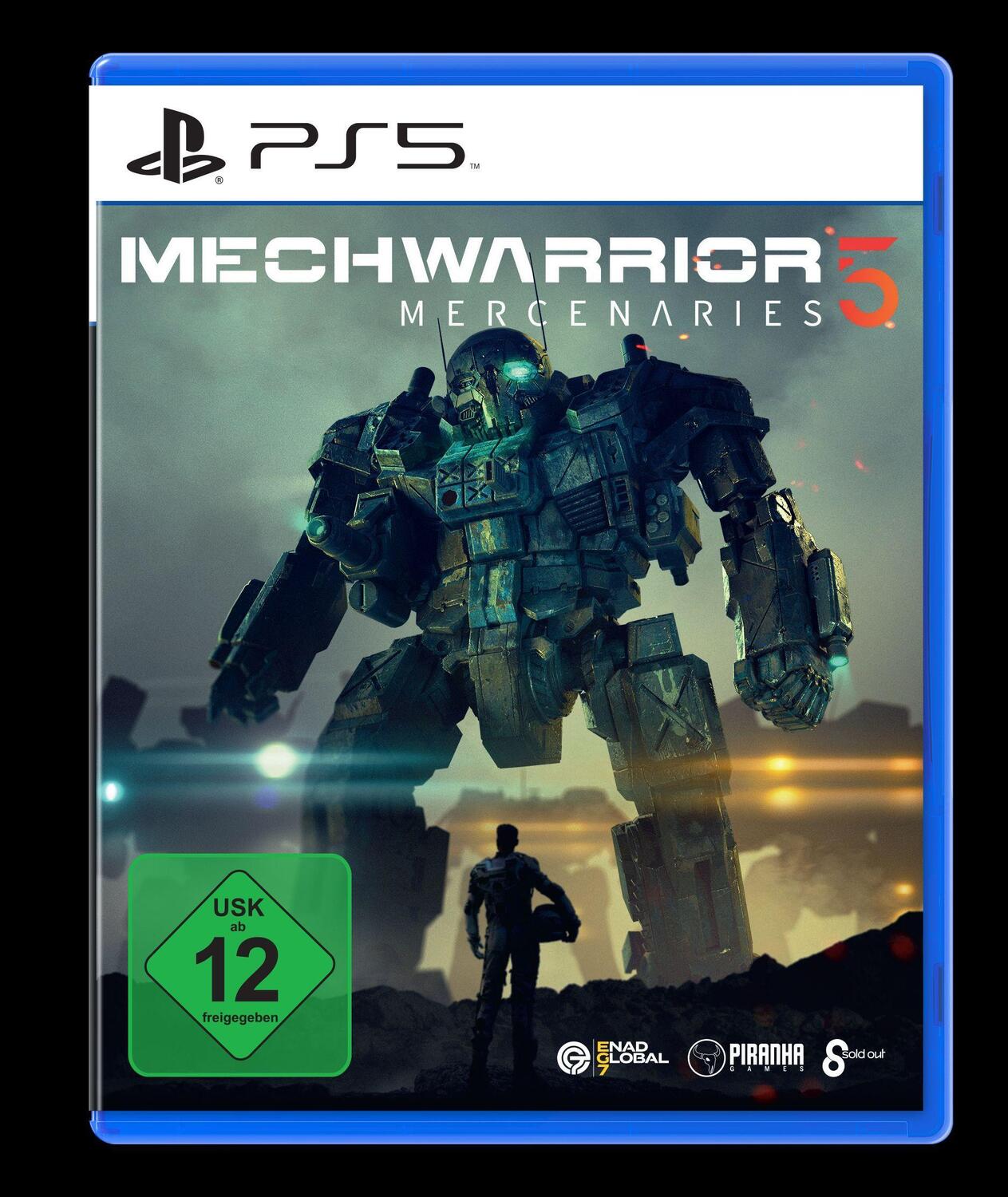 Cover: 5056208813398 | MechWarrior 5: Mercenaries (PlayStation PS5) | Blu-ray Disc | Deutsch