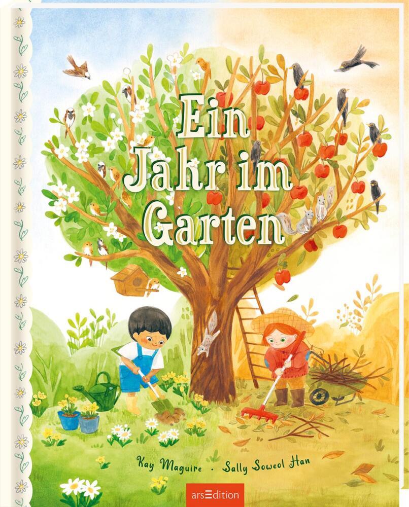 Cover: 9783845852768 | Ein Jahr im Garten | Kay Maguire | Buch | Hardcover mit Goldfolie