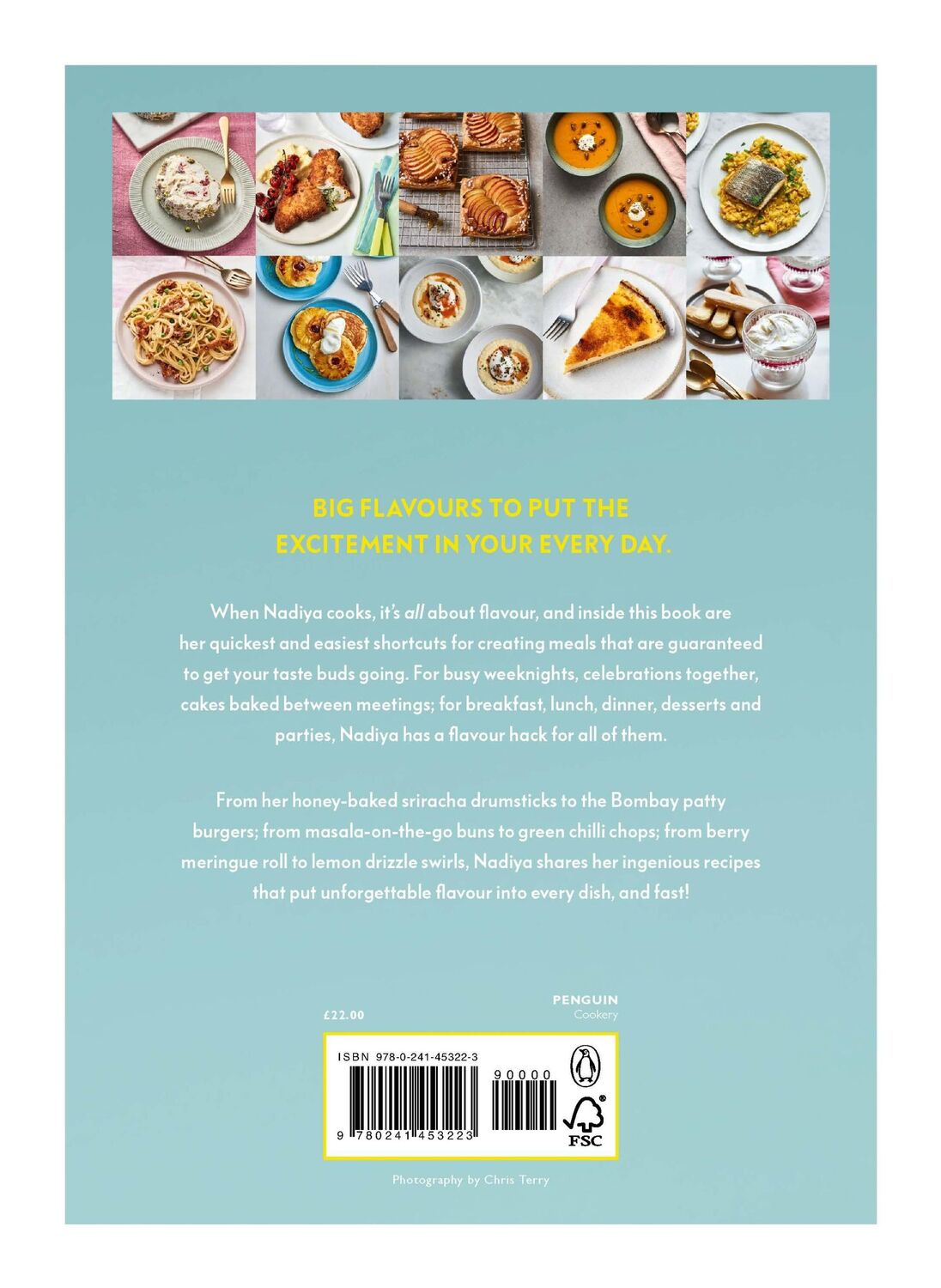 Rückseite: 9780241453223 | Nadiya's Fast Flavours | Nadiya Hussain | Buch | 256 S. | Englisch