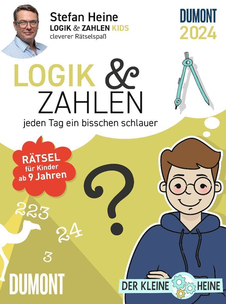 Cover: 4250809652375 | Stefan Heine Logik &amp; Zahlen Kids 2024 - Tagesabreißkalender -...