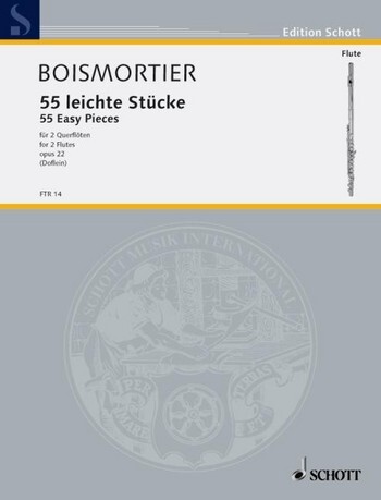 Cover: 9790001093286 | 55 leichte Stücke | Joseph Bodin de Boismortier | Broschüre | Buch