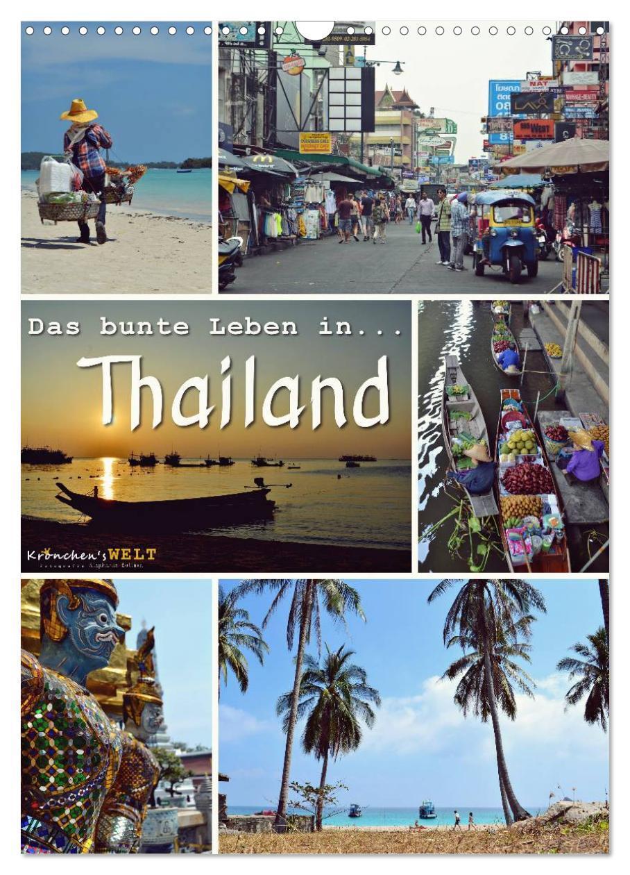 Cover: 9783457054178 | Das bunte Leben in Thailand (Wandkalender 2025 DIN A3 hoch),...