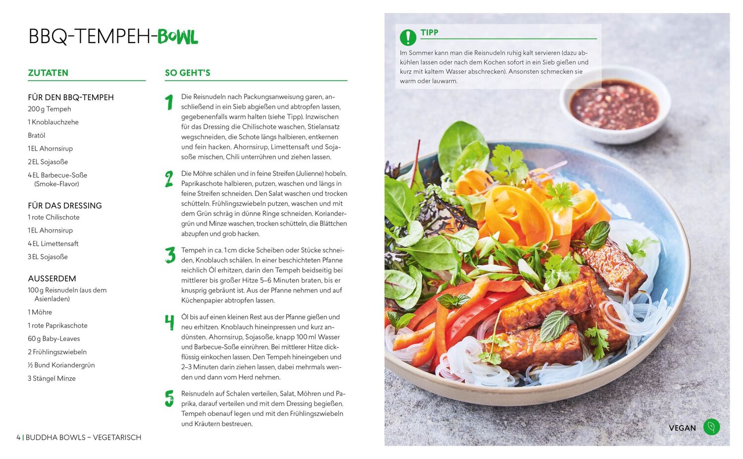 Bild: 9783960935056 | Buddha Bowls - Vegetarisch | Tanja Dusy | Buch | 64 S. | Deutsch