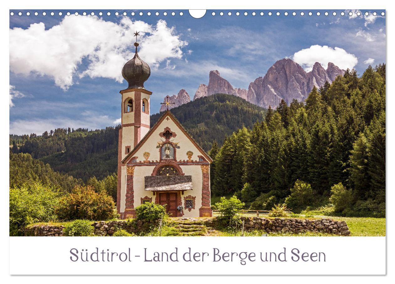 Cover: 9783435305025 | Südtirol - Land der Berge und Seen (Wandkalender 2025 DIN A3 quer),...