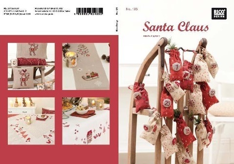 Cover: 9783942284318 | Santa Claus. Kreuzstich-Stickideen Weihnachten | Annette Jungmann