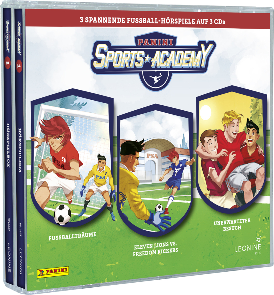 Cover: 4061229138574 | Panini Sports Academy (Fußball) Hörspielbox. Box.1, 3 Audio-CD | CD