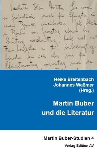 Cover: 9783868413021 | Martin Buber und die Literatur | Martin Buber-Studien 4 | Waßmer