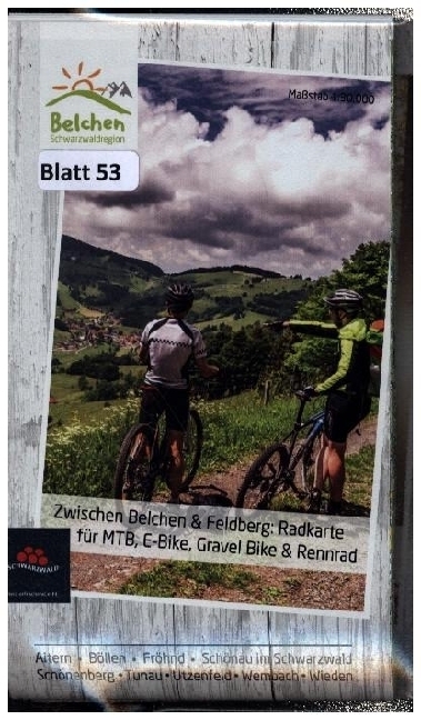 Cover: 9783939657026 | Radkarte Zwischen Belchen und Feldberg | (Land-)Karte | Gefalzt | 2022