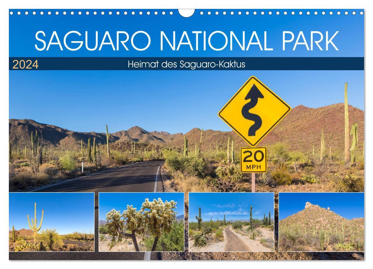 Cover: 9783675564671 | SAGUARO NATIONAL PARK Heimat des Saguaro-Kaktus (Wandkalender 2024...