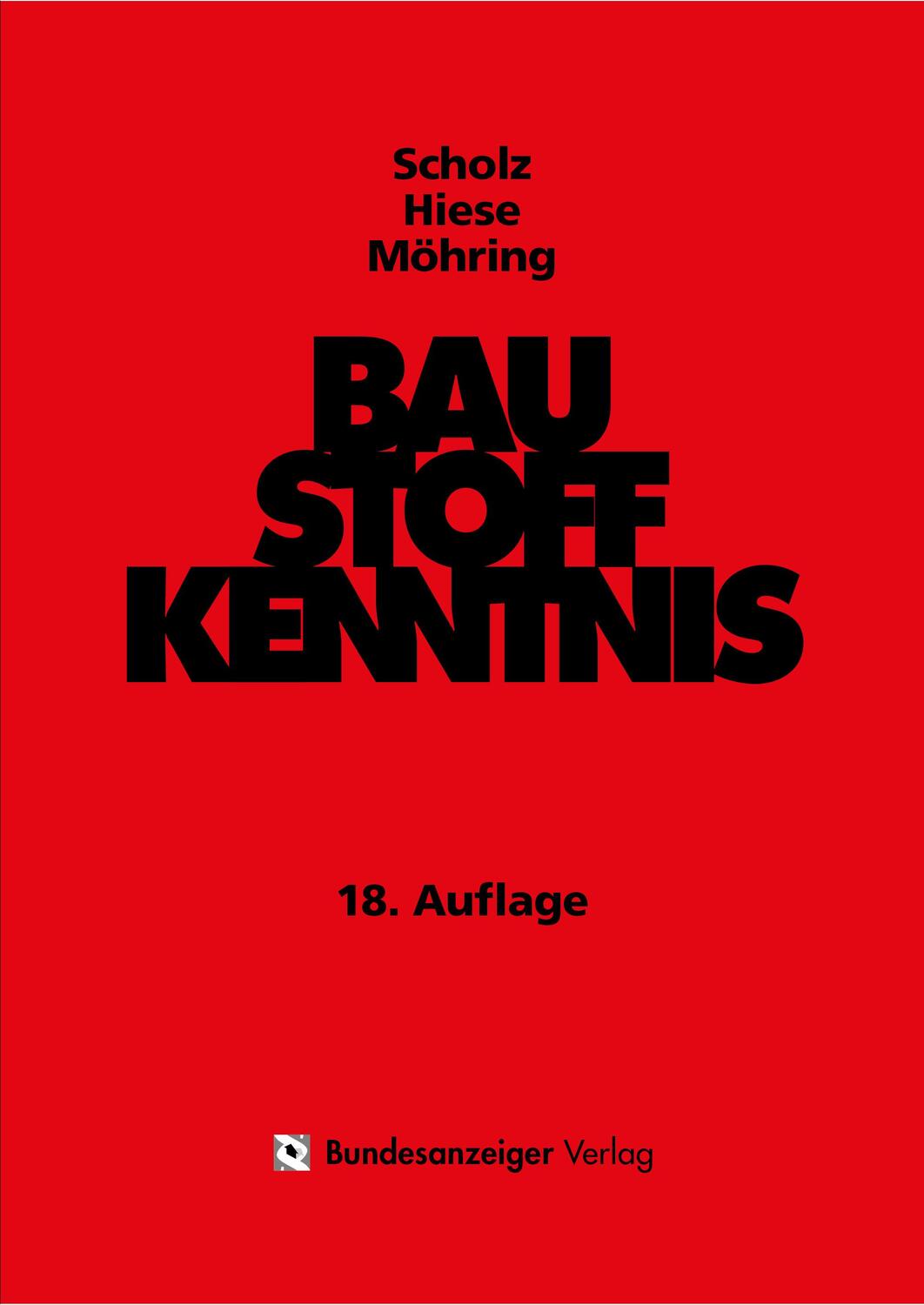 Cover: 9783846205389 | Baustoffkenntnis | Harald Knoblauch | Buch | Deutsch | 2016