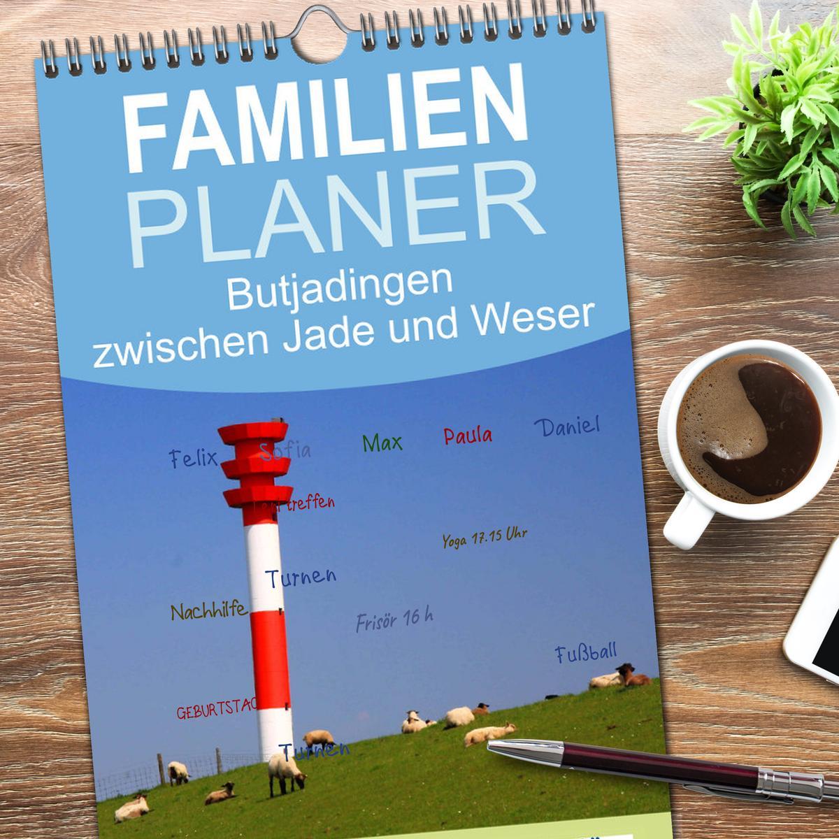 Bild: 9783457118641 | Familienplaner 2025 - Butjadingen Impressionen zwischen Jade und...