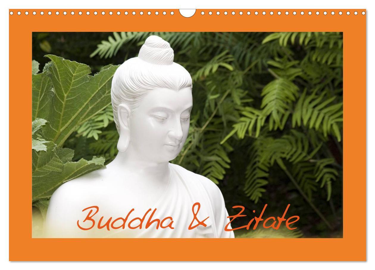 Cover: 9783383535710 | Buddha &amp; Zitate (Wandkalender 2024 DIN A3 quer), CALVENDO...