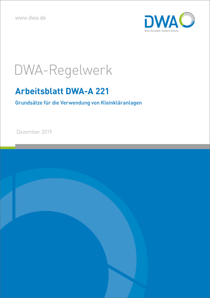 Cover: 9783887219109 | Arbeitsblatt DWA-A 221 Grundsätze für die Verwendung von...