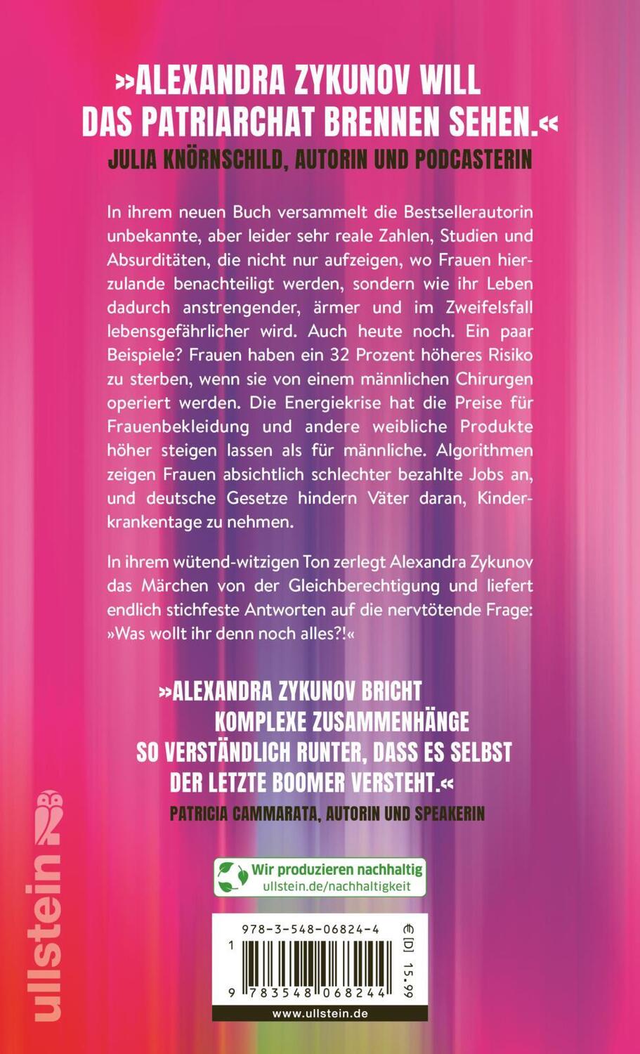 Rückseite: 9783548068244 | 'Was wollt ihr denn noch alles?!' | Alexandra Zykunov | Buch | 304 S.