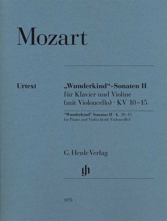 Cover: 9790201810782 | 'Wunderkind' Sonatas Volume 2 K.10-15 | Besetzung: Violine und Klavier