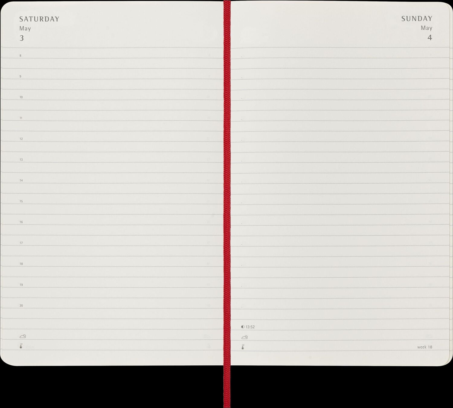 Bild: 8056999270179 | Moleskine 12 Monate Tageskalender 2025, Large/A5, 1 Tag = 1 Seite,...