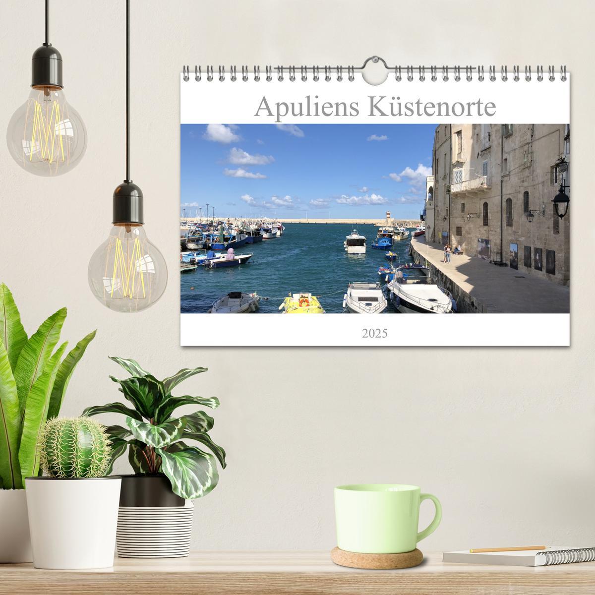 Bild: 9783435021147 | Apuliens Küstenorte (Wandkalender 2025 DIN A4 quer), CALVENDO...