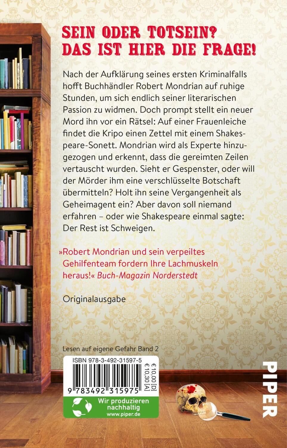 Rückseite: 9783492315975 | Sein oder Totsein | Jürgen Seibold | Taschenbuch | Deutsch | 2021
