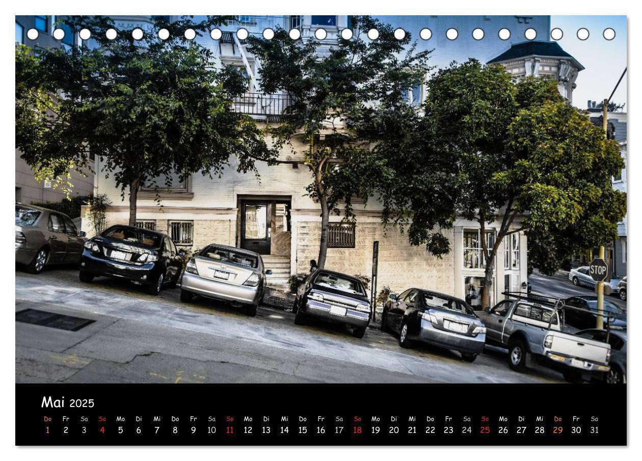 Bild: 9783435787234 | San Francisco - street view (Tischkalender 2025 DIN A5 quer),...