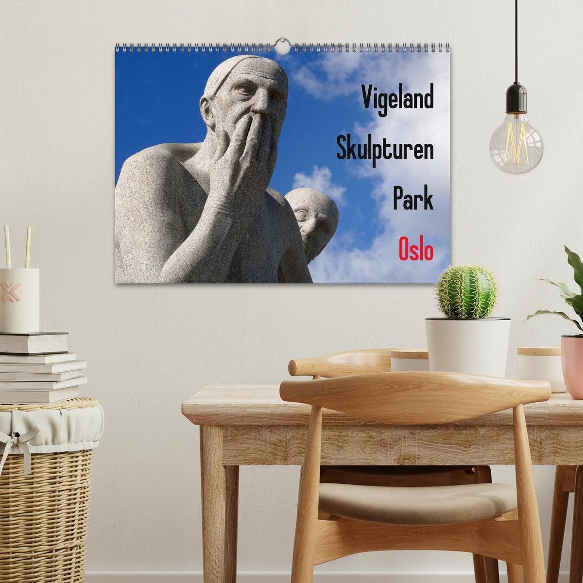 Bild: 9783435685813 | Vigeland Skulpturen Park Oslo (Wandkalender 2025 DIN A3 quer),...